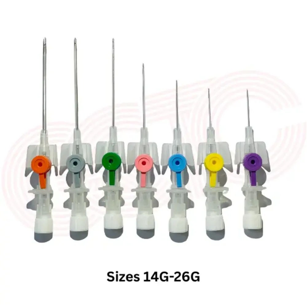 IV cannula with wings and injection port 16G and 24G Kenya