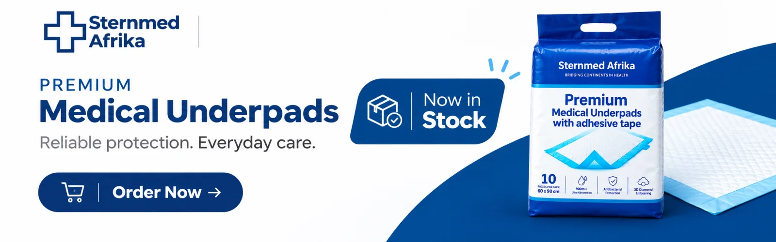 Sternmed Premium Medical Underpads now in stock. Order now